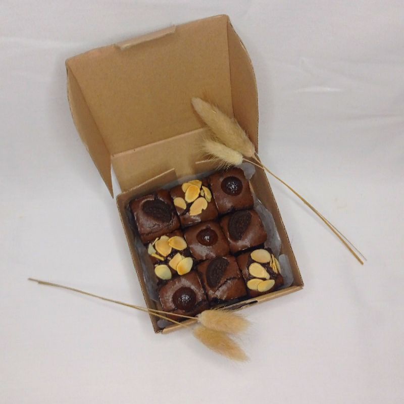 

[10x10 cm] Brownies Panggang Fudgy