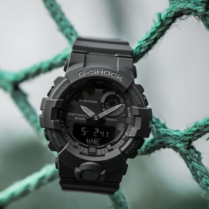 PROMO JAM TANGAN PRIA CASIO G-SHOCK GBA-800 1A FULL BLACK ORI BM !!!!