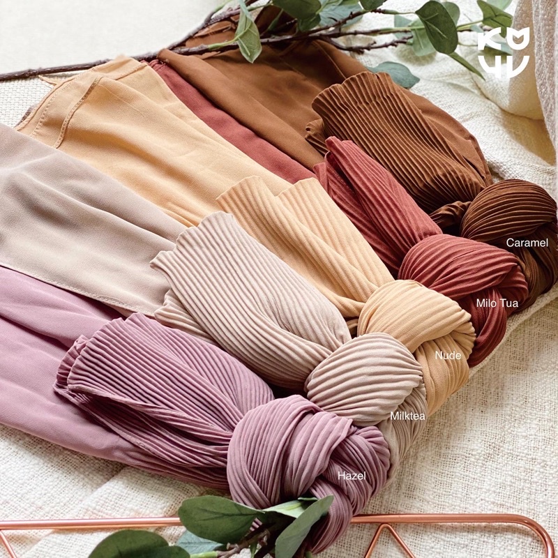 Koyu Hijab Pasmina Plisket Kupu Kupu Premium Import Best seller