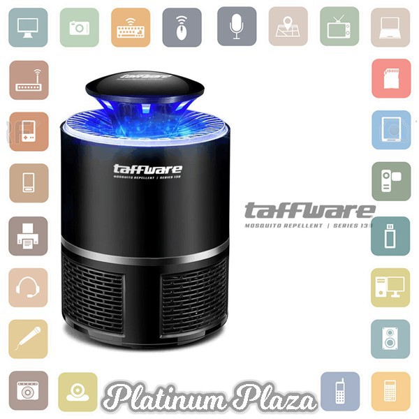 Taffware Pembasmi Nyamuk UV LED Photocatalyst Mosquito Repellent - 139 - Black`L1ULRR-