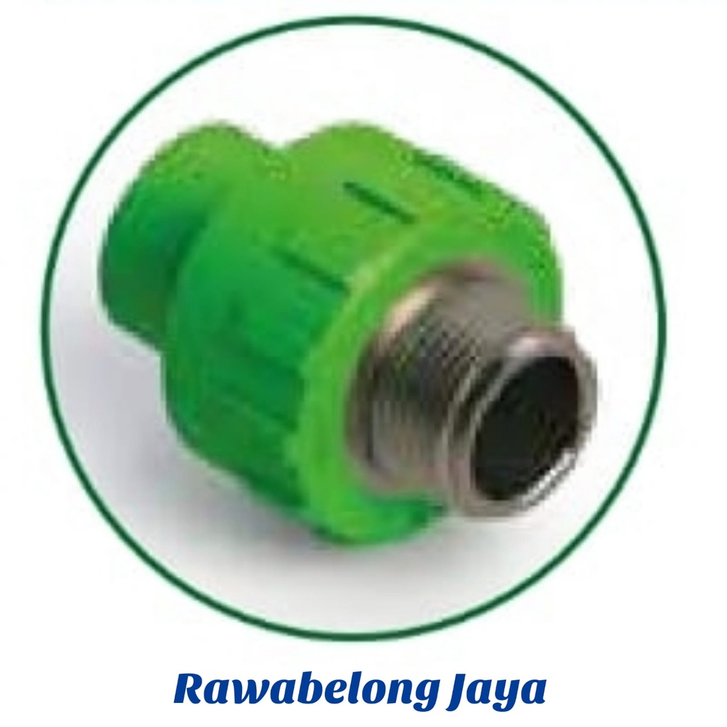 SAMBUNGAN PPR TIGRIS SOK DRAT LUAR 1 inch (S32x1M)