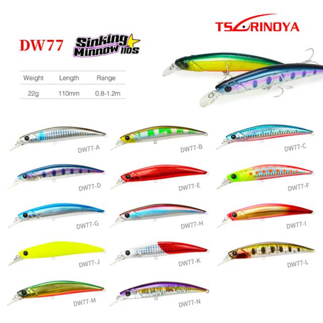 Umpang casting tsurinoya dw77