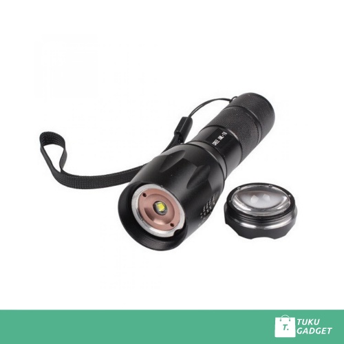 E17 Senter LED Zoom Focus Cree XML T6 2000 Lumens