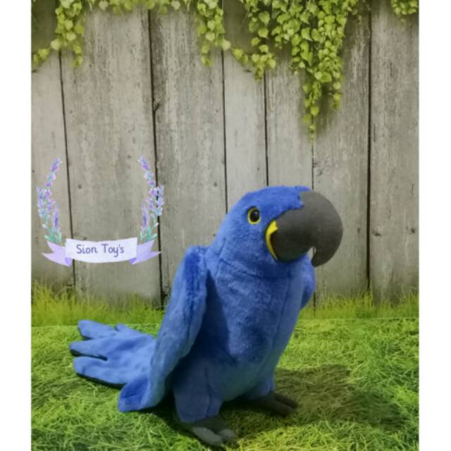 Boneka Burung Hyacinth Macaw