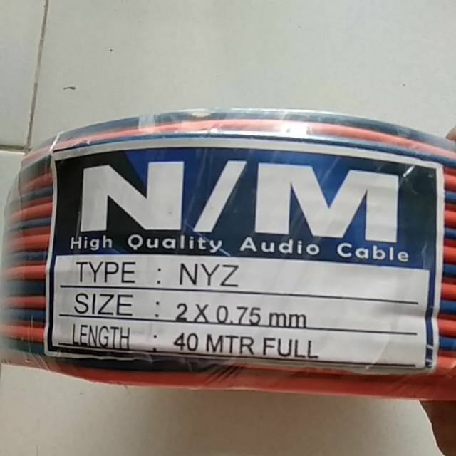 Kabel Speaker N/M NYZ 2 X 0.75mm