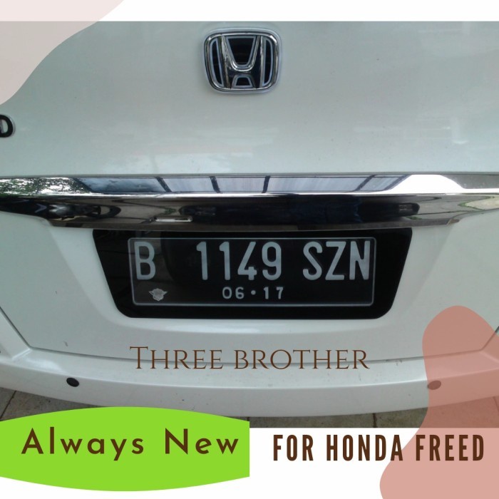 Cover Plat Nomor Mobil Acrylic Cembung Honda Freed high produx