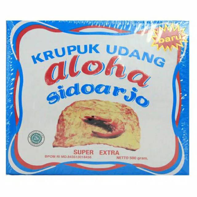 

Krupuk udang aloha sidoar 500gram
