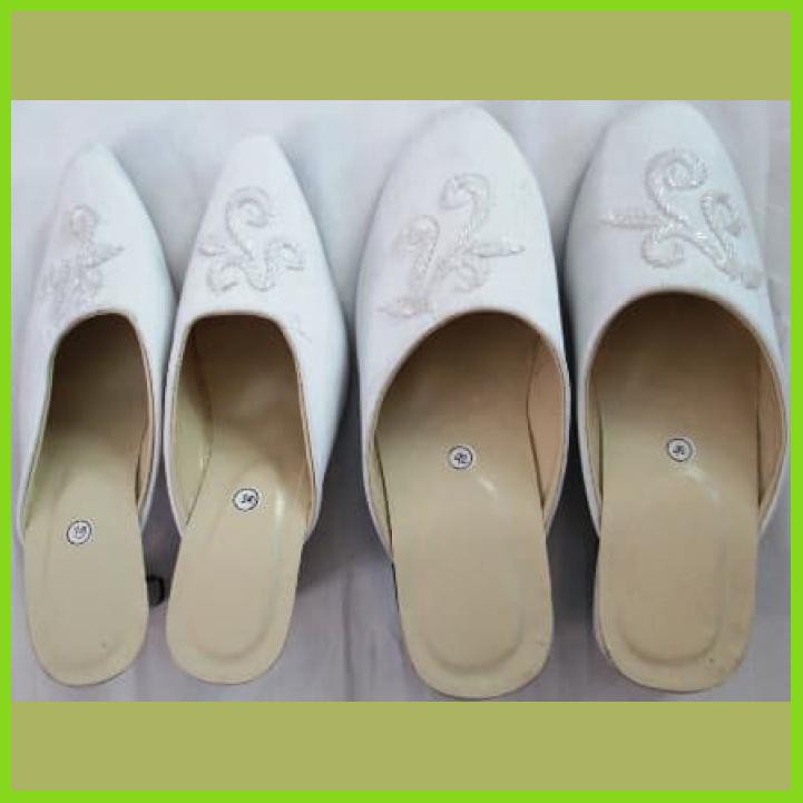 KEBAYA PENGANTIN MODERN AKAD NIKAH PUTIH RESEPSI BESKAP MUSLIM STELAN