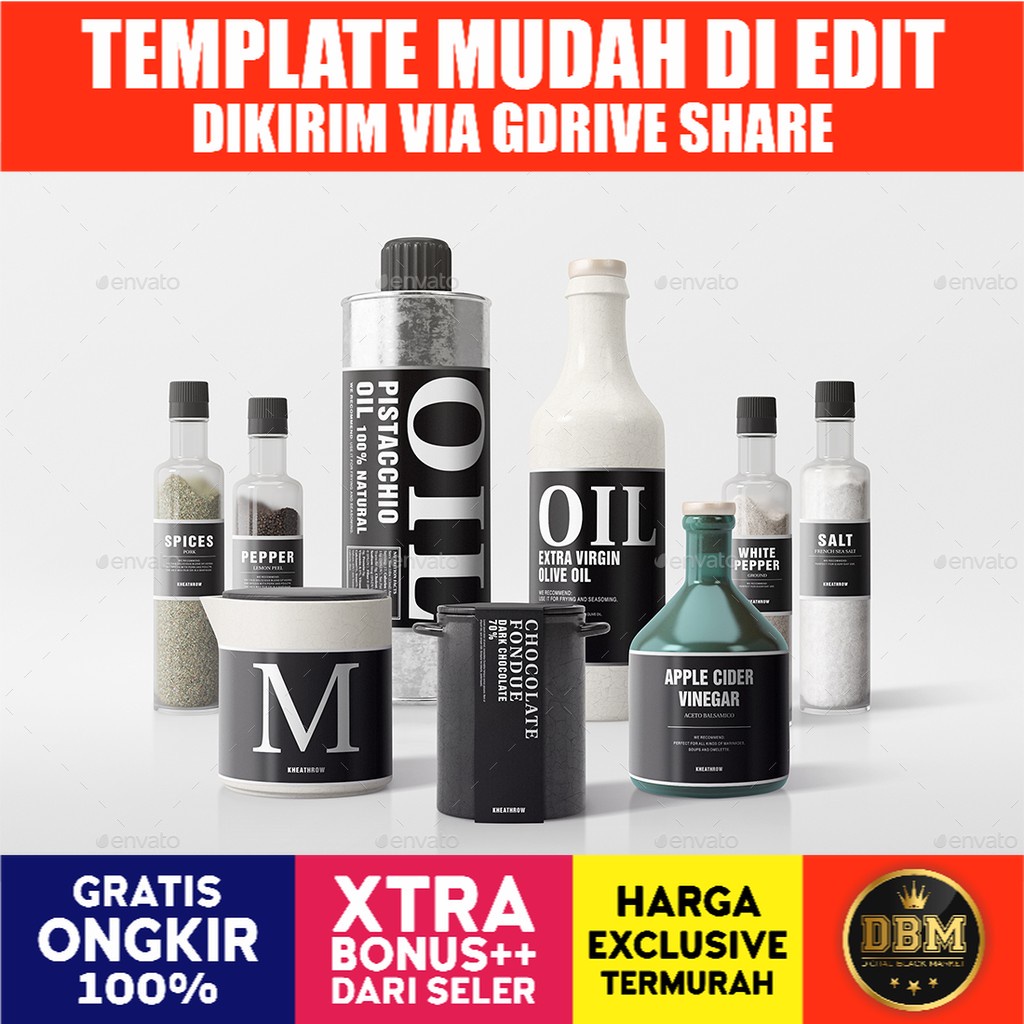 Seasonings Packaging Mock Ups 2 - Adobe Photoshop