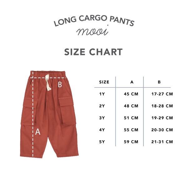 PROMO 7.7 PROMO BAJU LEBARAN MURAH MOOI LONG CARGO PANTS CELANA PANJANG CARGO ANAK 1-5 TAHUN