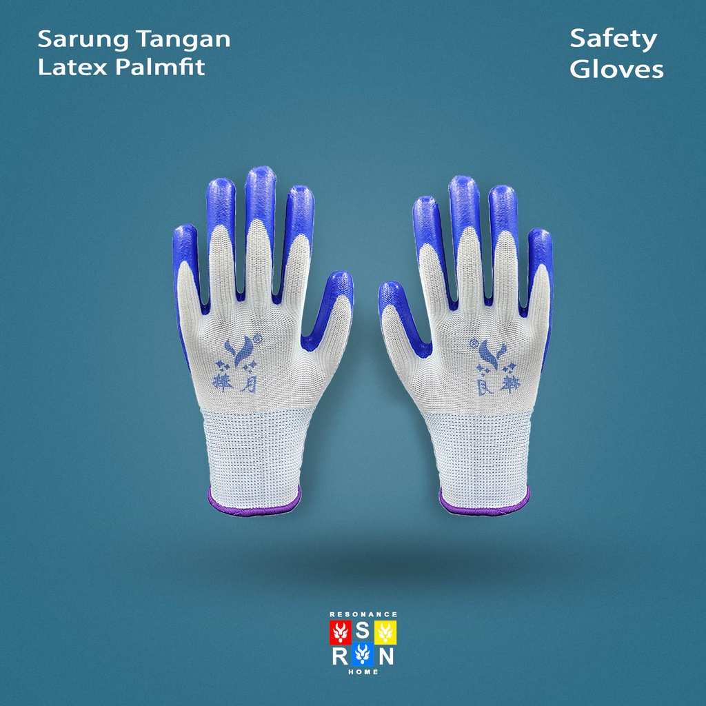 Sarung Tangan Latex Karet Palmfit  | Sarung Tangan Tukang | Sarung Tangan Kerja | Safety Gloves
