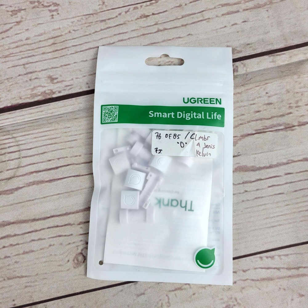 Ugreen Pelindung Kabel Charger Protector 6 PCS - 40705 - White