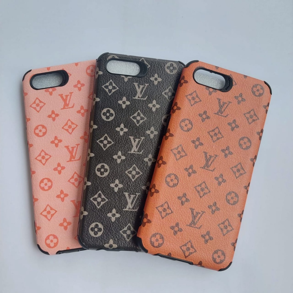 GSC (F0780) CASE CASING Softcase Oppo Case Cover Leather Motif LV For Oppo F9 A5S A12 A11K A3S A9 20