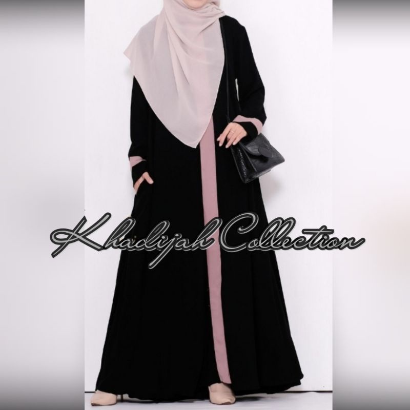 SPESIAL ABAYA KOMBINASI, GAMIS ARAB,  ABAYA KAMILA BY KHADIJAH COLLECTION