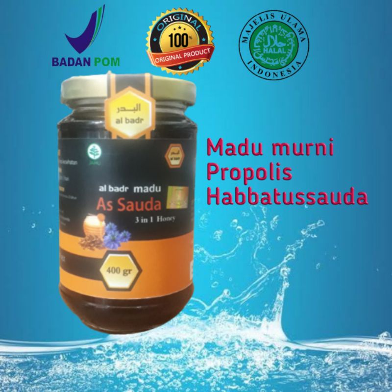 

Madu as sauda Madu ramuan 3 herbal madu habbatussauda propolis