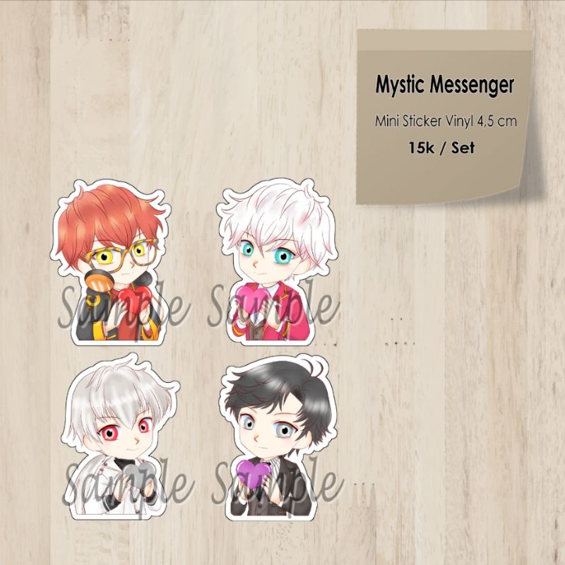 

Mini Sticker Mystic Messenger Set