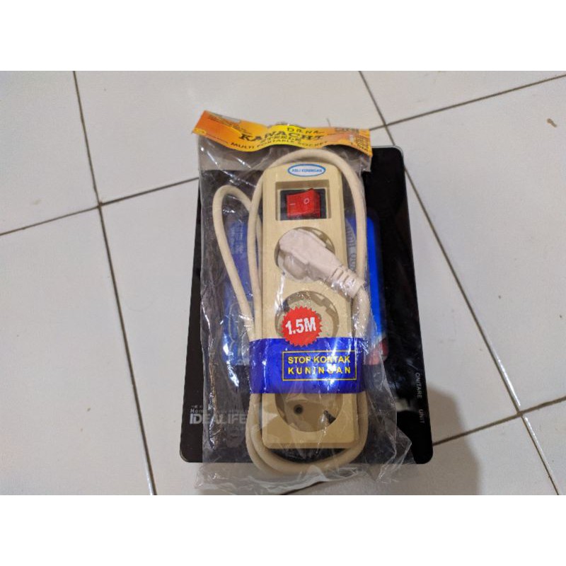 Stop kontak kabel 5 meter lubang 4