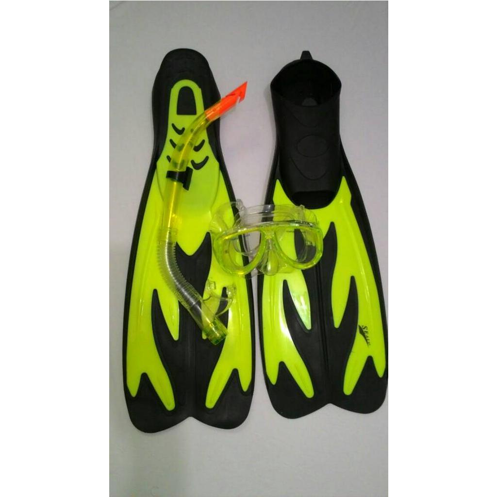 PAKET SNORKEL + FIN KAKI KATAK - MERK SEAL