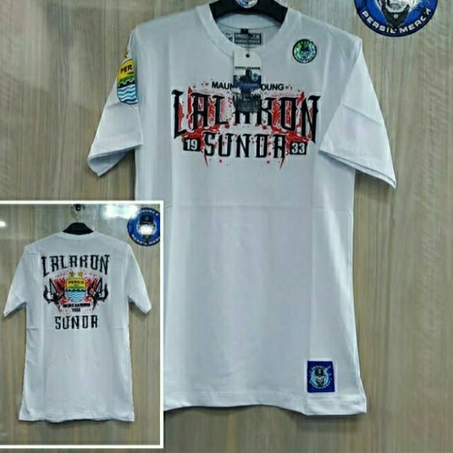 Baju persib lalakon sunda putih