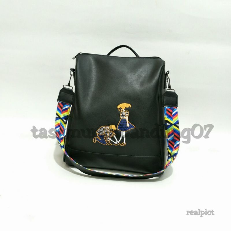 Tas Ransel Wanita Fashion Bordir Couple Ransel Wanita Korea Termurah