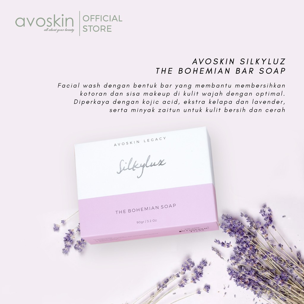 AVOSKIN Silkyluz The Bohemian Soap / Pembersih Wajah