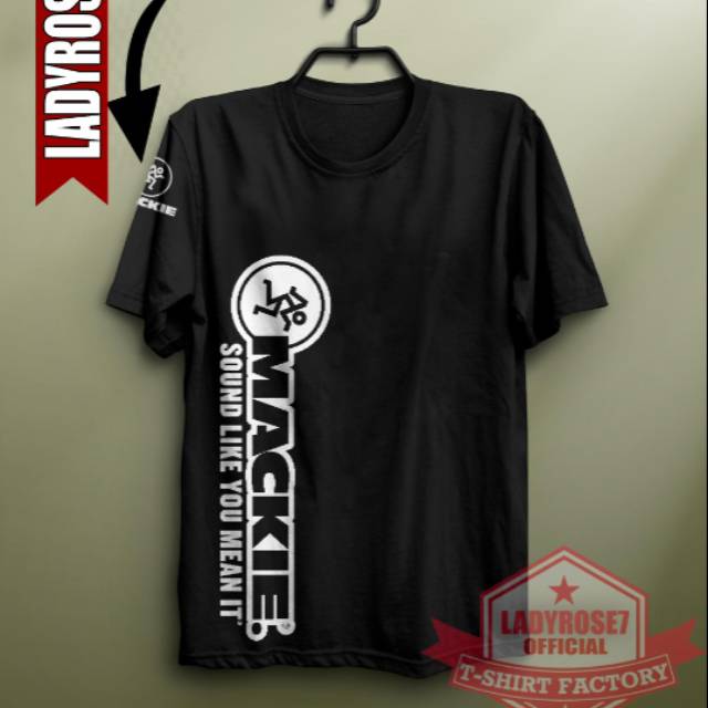 Kaos Mackie Audio Sound Sistem Brand