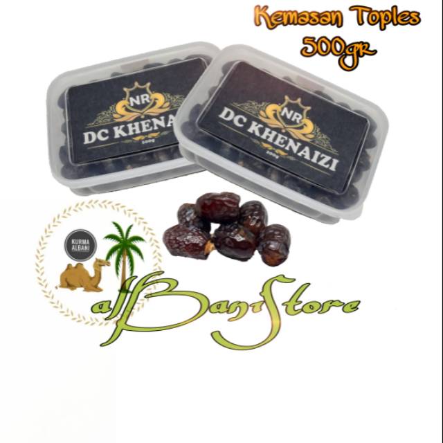 

Kurma khenaizi 500gr / Kurma Kheniji Original / Dc Khenaizi / Kurma Khenaizi Kemasan Toples