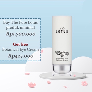 THE PURE LOTUS - Lotus Leaf & Aloe Calming Serum | Shopee Indonesia