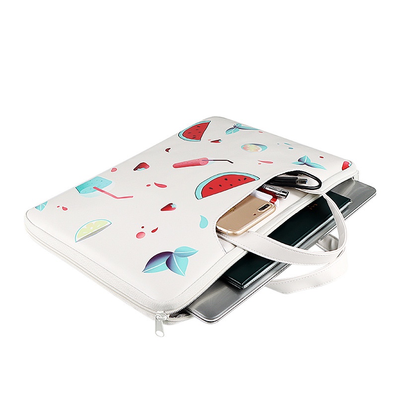 Tas Laptop 15 inch Cute White &amp; Black Untuk Macbook Air / Pro Asus Acer Dell Lenovo HP Samsung Sony Compaq Sleeve Case