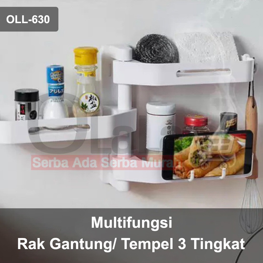 RAK GANTUNG TEMPEL 3 TINGKAT OLL-630