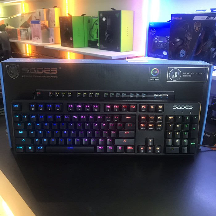 Sades Groza Macro Gaming Keyboard
