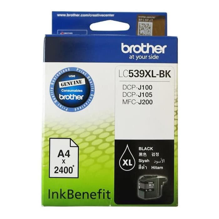 TINTA BROTHER LC-539XL-BK (BLACK) ORIGINAL