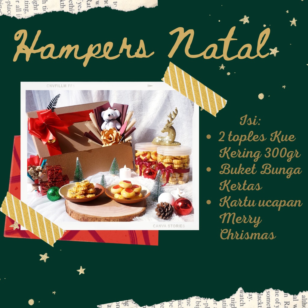 READY Hampers Natal/Hadiah Christmas/Parcel Kue Kering/Chiffon Cake Semarang/Hampers Semarang/Parcel Semarang