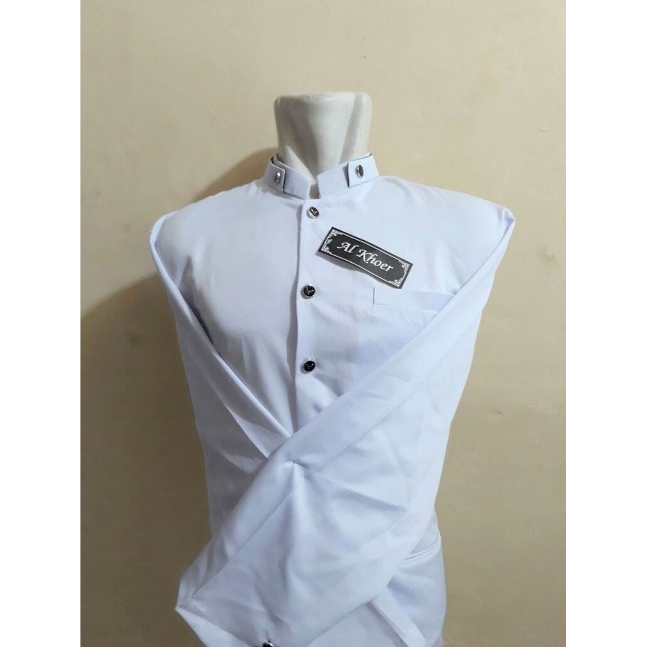 Jas Koko Polos Putih Modern