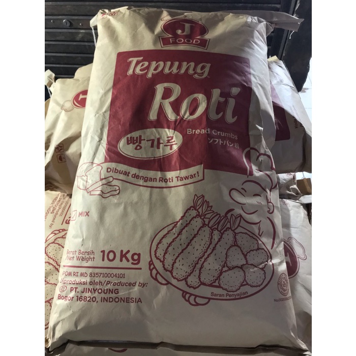 

BISA COD Tepung Roti / Panir Jeefood Mix Bread Crumbs 1 Bal 10kg