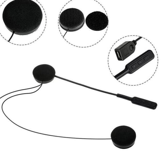 【COD Stock】 Motor Wireless Bluetooth Headset interphone T33 headset aux earphone Mendukung pemutaran MP3 interkom suara panggilan definisi tinggi-4