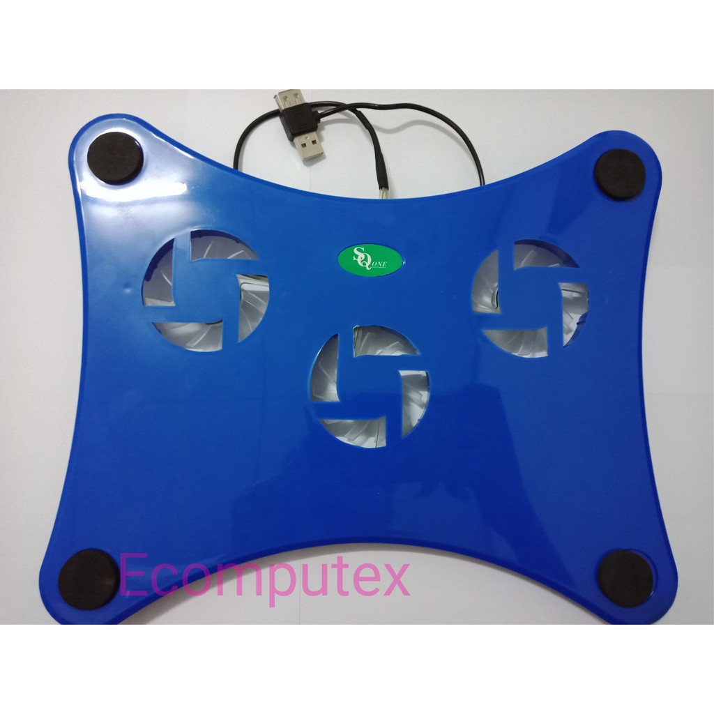 COOLING PAD ACRYLIC 3 FAN PENDINGIN LAPTOP COOLPAD AKRILIK TIGA KIPAS DENGAN LAMPU SQ ONE Q-738