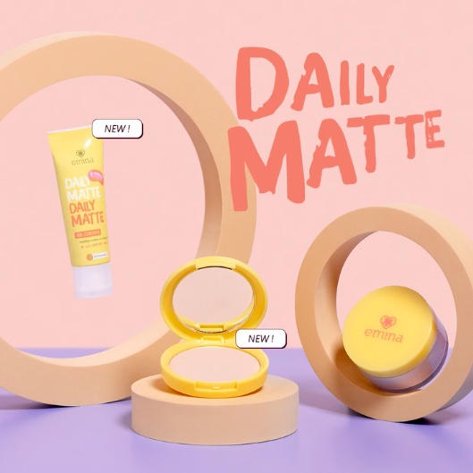 EMINA Daily Matte Series | BB Cream / Loose / Compact Powder