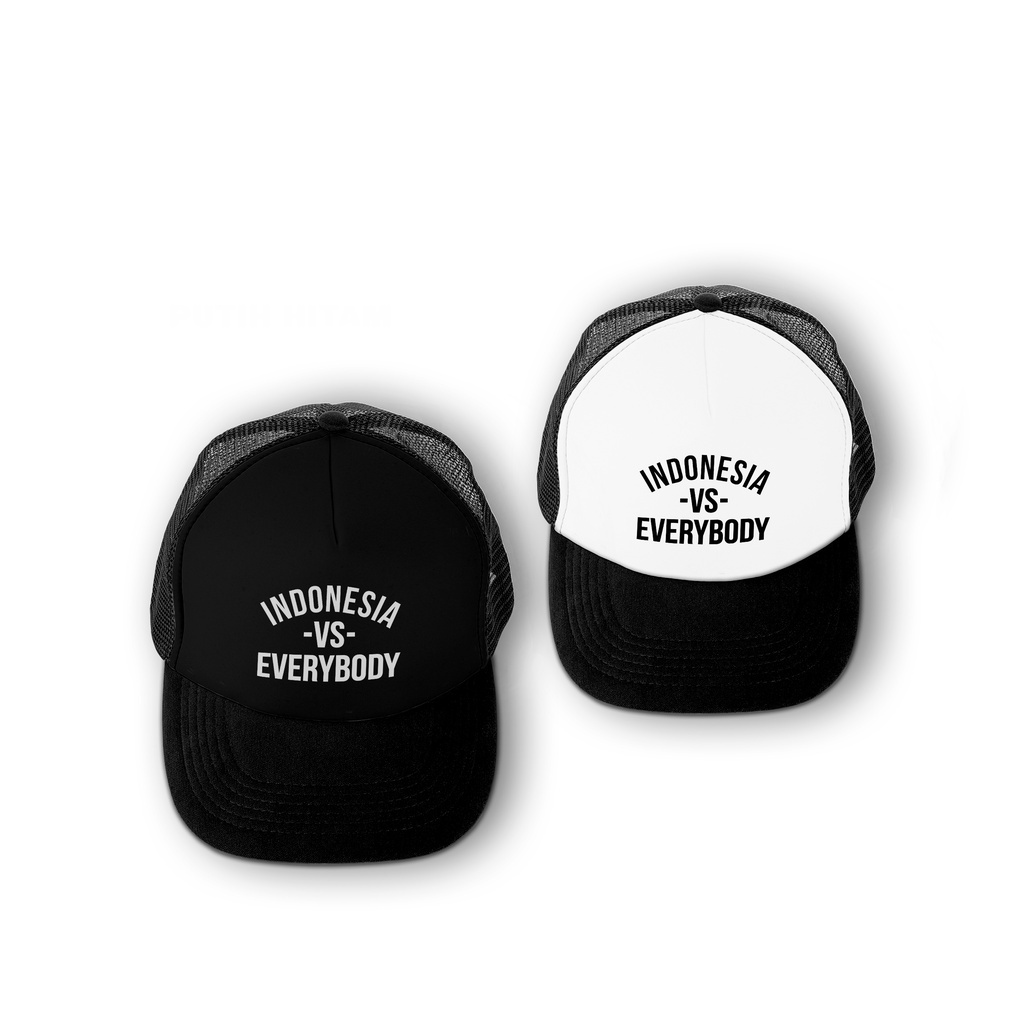 TOPI TRUCKER HAT INDONESIA VS EVERYBODY