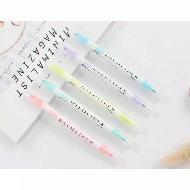 

READY Mildliner meiliner stabilo ganda highlighter