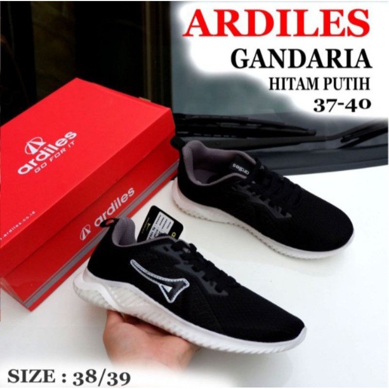 sepatu Ardiles Gandaria hitam putih