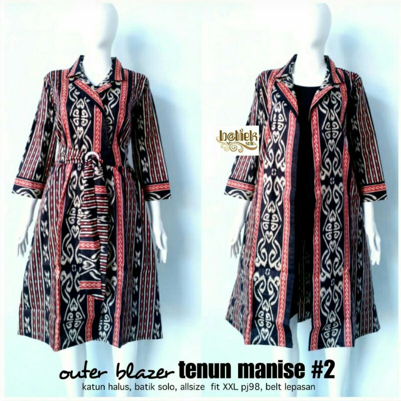 Auter Blaxer Batik Tenun Manise #2