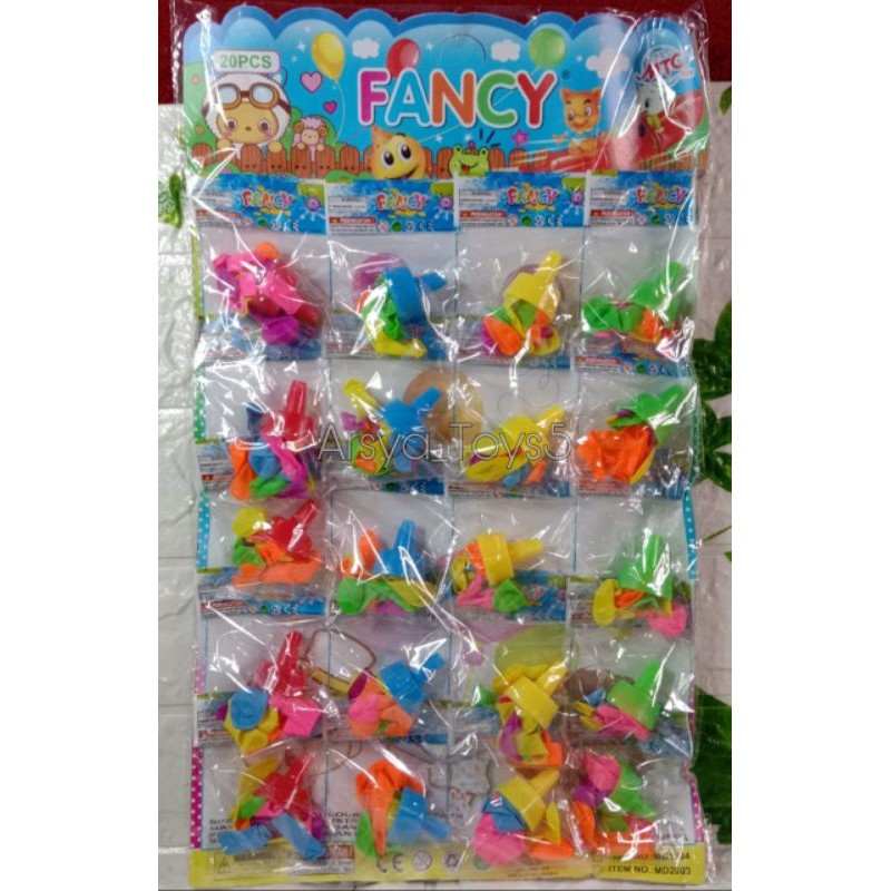 Mainan Edukasi Balon Air/Water Boom Balon Fancy Manual Corong