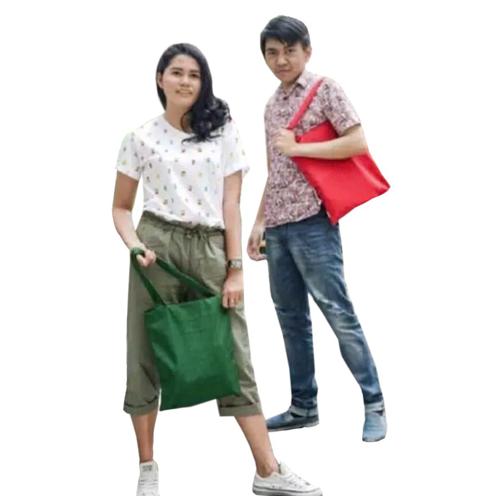 Totebag KANVAS POLOS |Tas totebag pria wanita kanvas ressleting ( COD BAYAR DITEMPAT )Pake Resleting