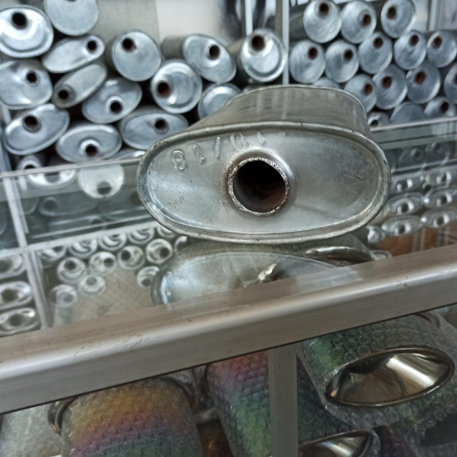 knalpot standar mobil peugeot tabung knalpot