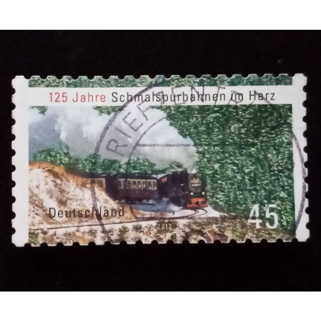 Perangko Germany/ Jerman 45 Tahun 2012 bergambar Kereta Api, Miscut
