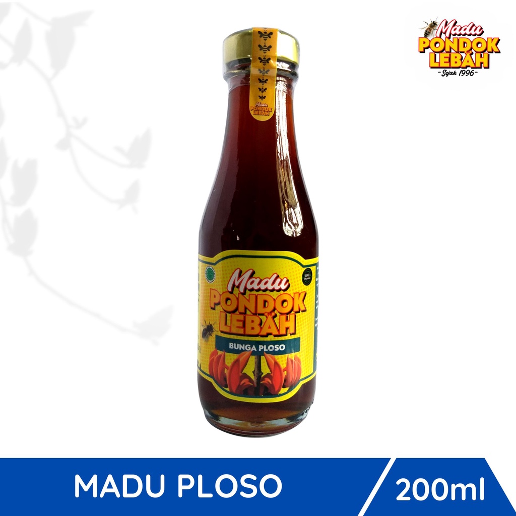 

Madu Murni Ploso Premium Multivitamin Berkualitas 200 ml Produksi Pondok Lebah