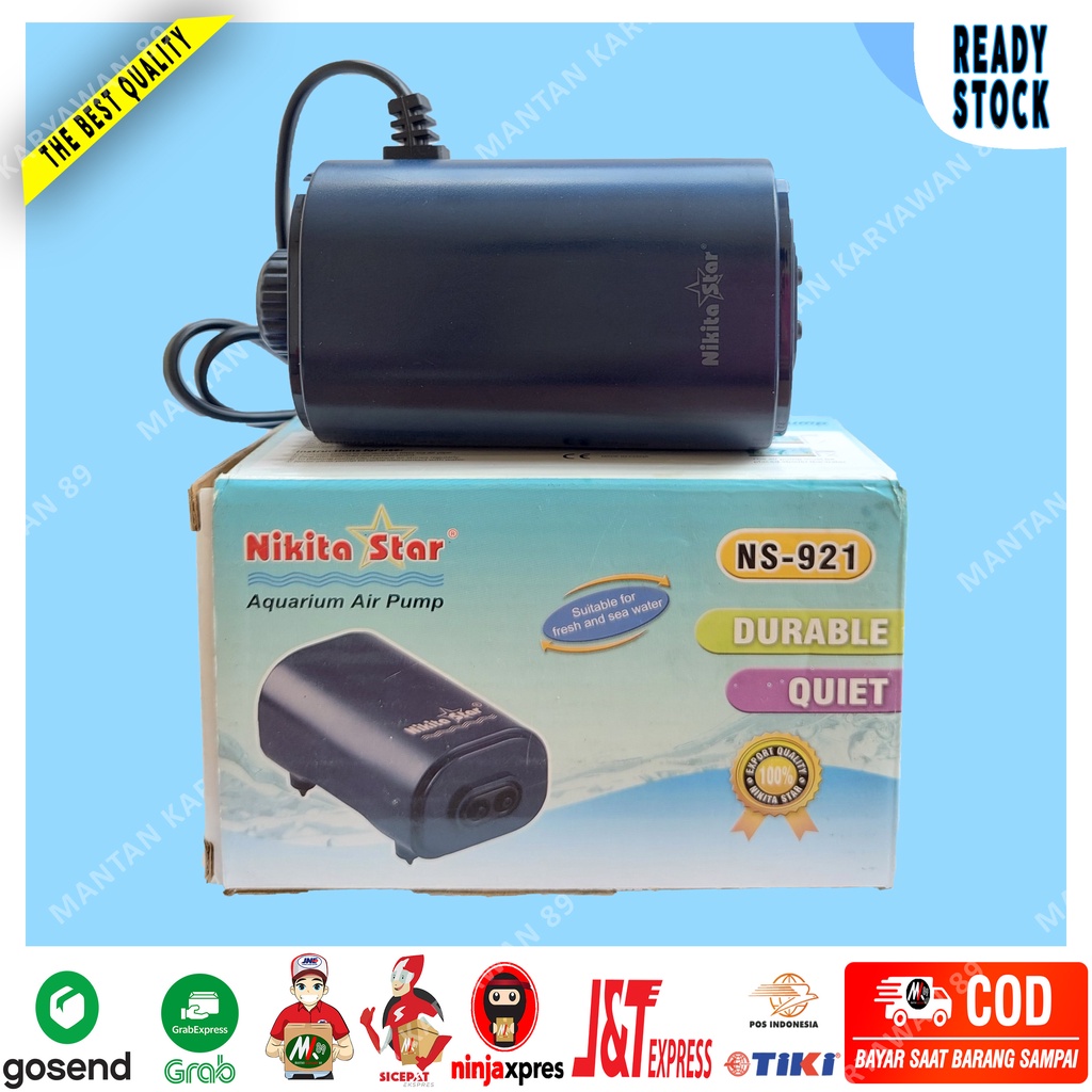 Jual Nikita Star NS 921 Aerator Aquarium Silent 2 Lubang Mesin Tidak