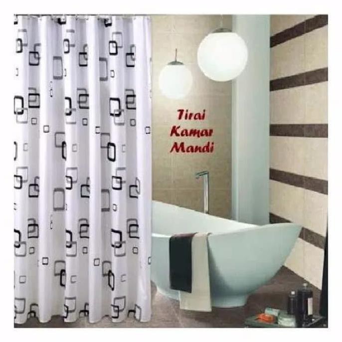 Gorden Kamar Mandi - Tirai Kamar Mandi Anti Air