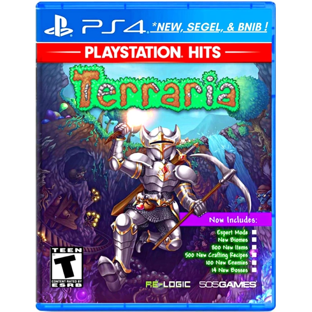 ⭐ T E R R A R I A ⭐ for PlayStation 4 | kaset bd dvd cd game ps4 ps playstation 4 mine craft minecra